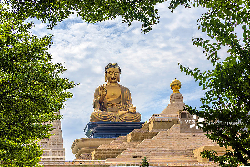 台湾高雄佛光山佛陀纪念馆佛光大佛图片素材