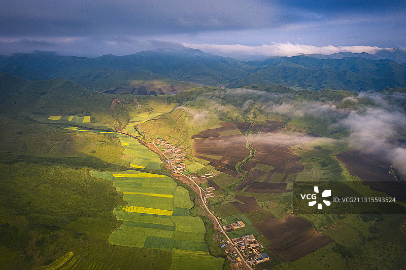 甘南山区图片素材