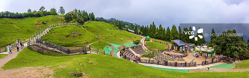 中国台湾南投清境农场全景图片素材