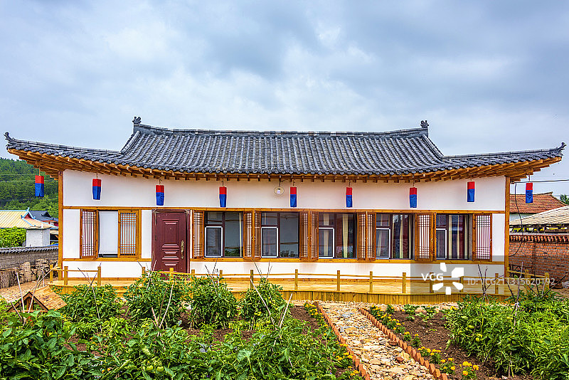 中国吉林省延边和龙市光东村图片素材