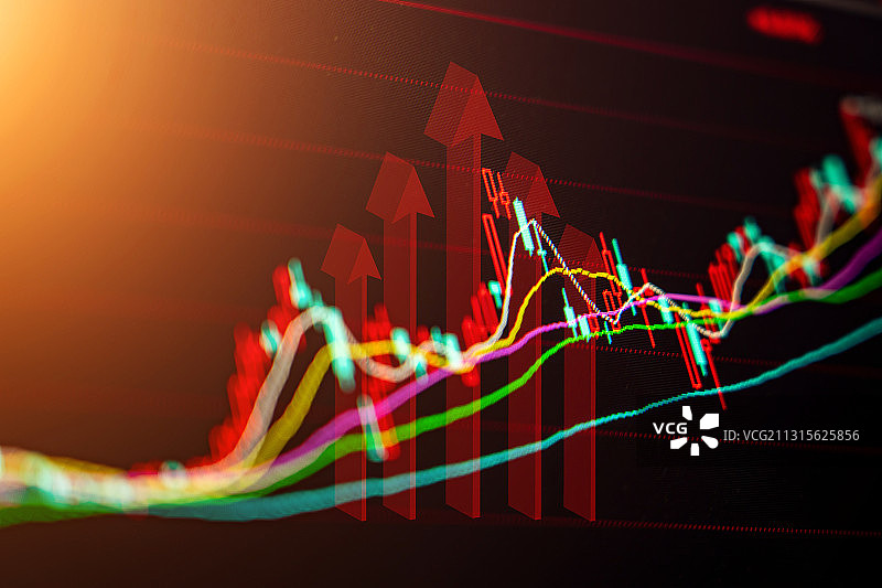金融股市牛市大涨上涨概念图片素材
