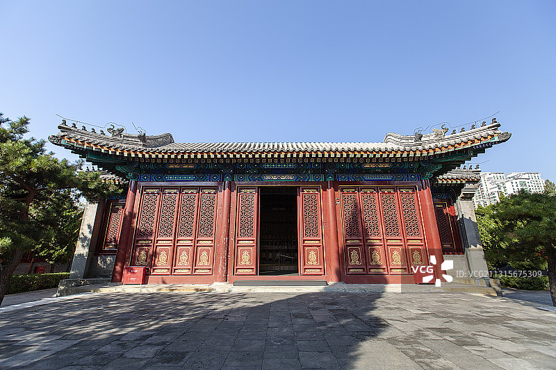 北京觉生寺（大钟寺古钟博物馆）天王殿图片素材