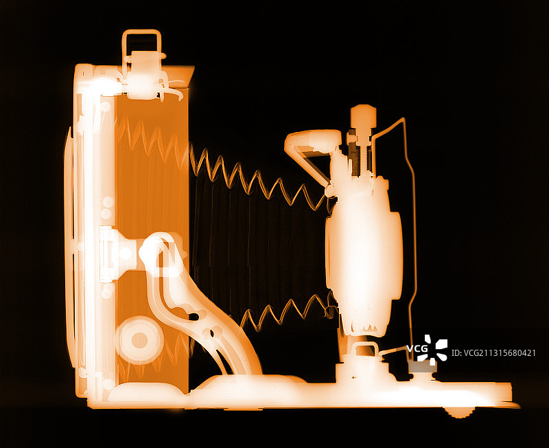 柯达早期相机X光片图片素材