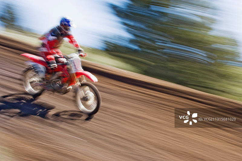 摩托车越野赛车手图片素材