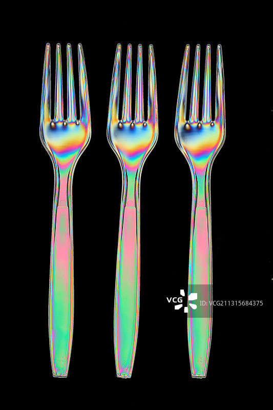 塑料叉中的应力图片素材