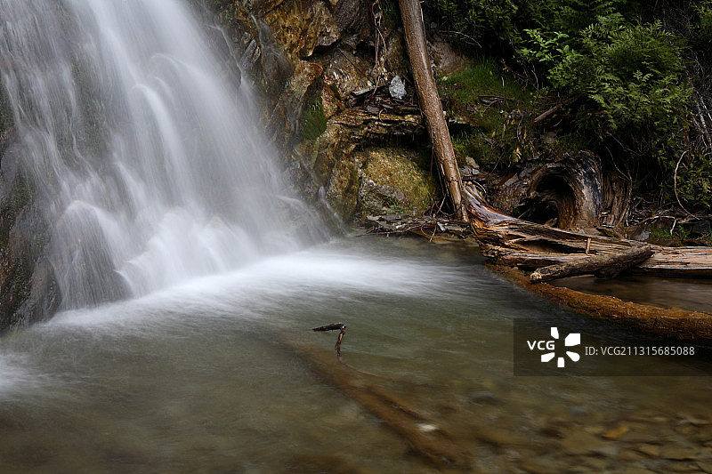 魁北克瀑布图片素材