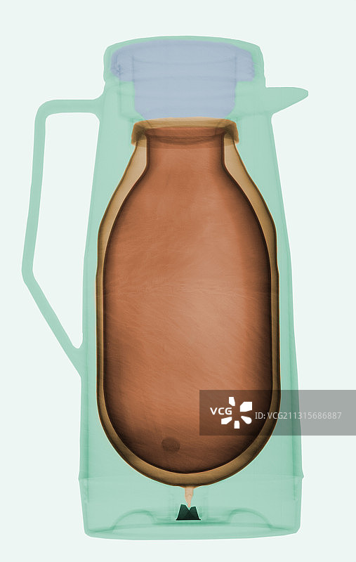 热水瓶X光影像图片素材