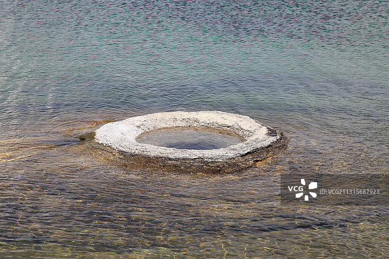 钓鱼锥形喷泉图片素材