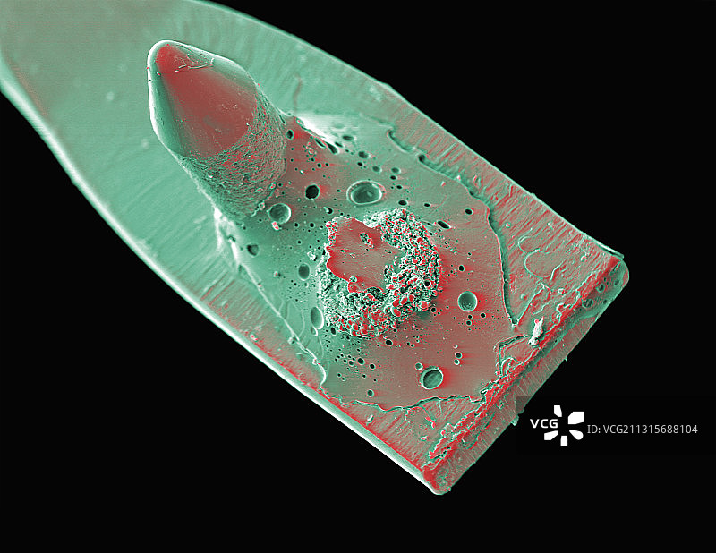 立体声唱针，扫描电镜图片素材