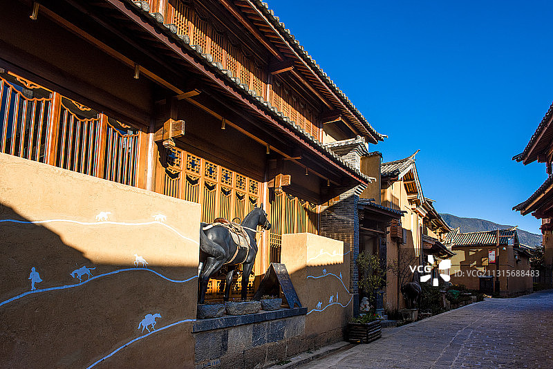 云南大理 沙溪古镇图片素材