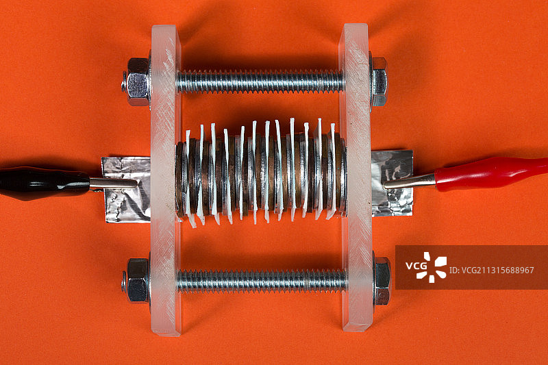 伏打电堆电池图片素材