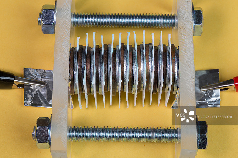 伏打电堆电池图片素材