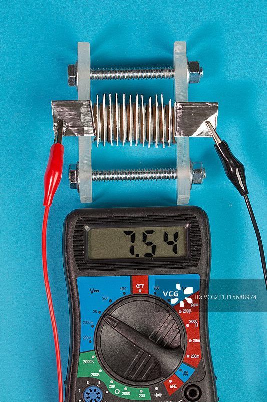 伏打电堆电池图片素材