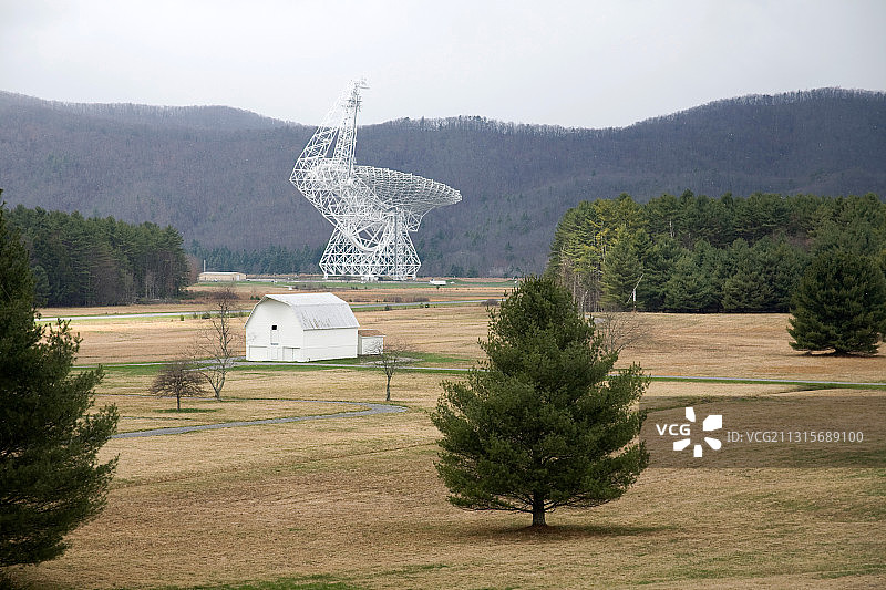 绿岸射电望远镜图片素材