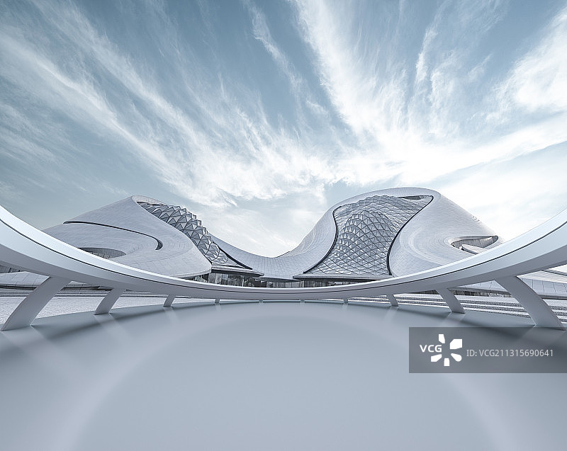 哈尔滨大剧院建筑外部地面图片素材