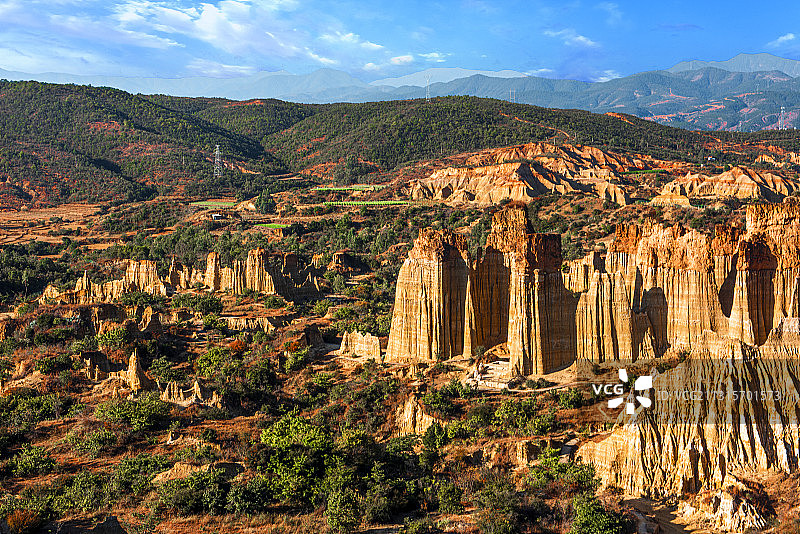 云南元谋土林图片素材