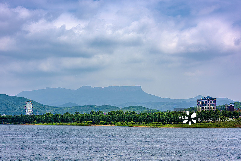 中国辽宁本溪桓仁县五女山图片素材