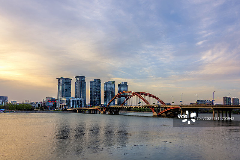 辽宁省朝阳市大凌河风光图片素材