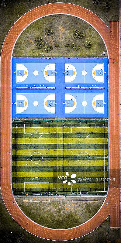 海口复兴城航拍图片素材