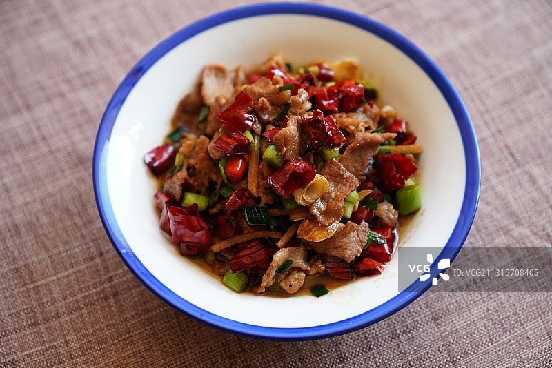 农家小炒肉图片素材