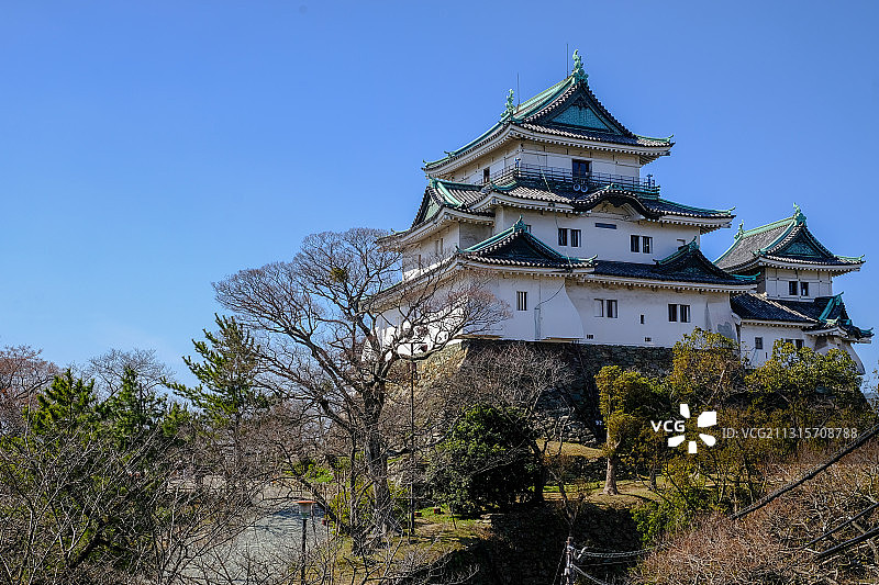 日本和歌山城图片素材