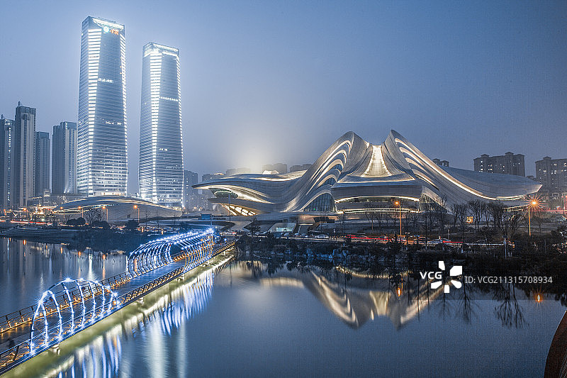 长沙梅溪湖剧院图片素材