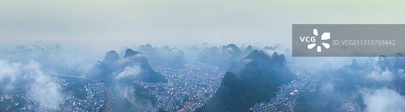 阳朔的清晨图片素材