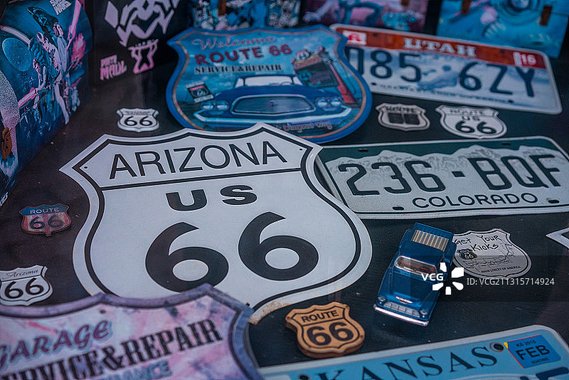 美国，66号公路，标志图片素材