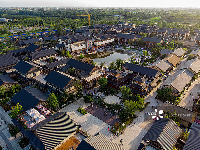 西安市诗经里小镇图片素材