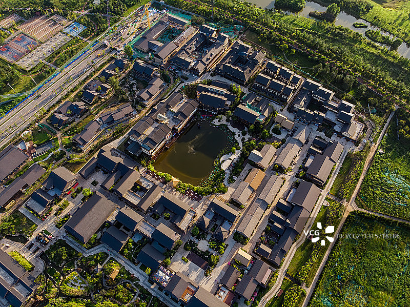 西安市诗经里小镇图片素材