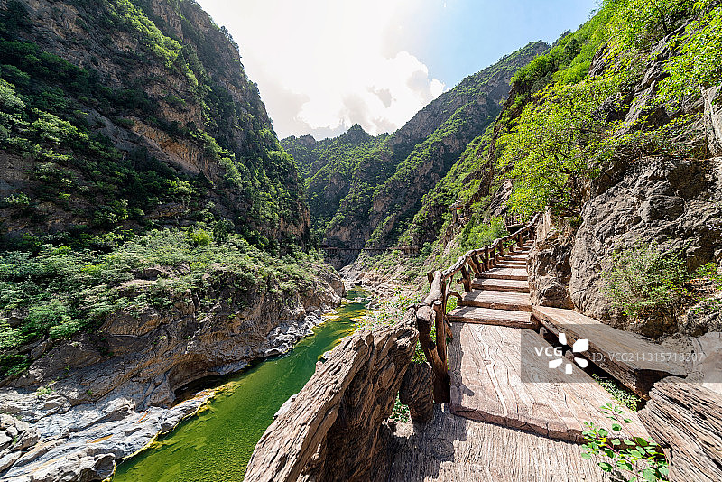 咸阳郑国渠景区图片素材