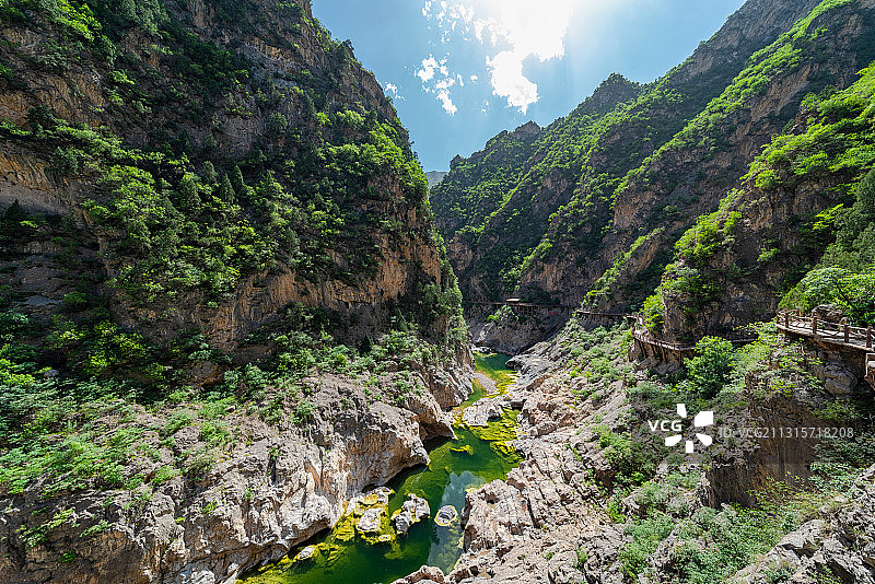 咸阳郑国渠景区图片素材