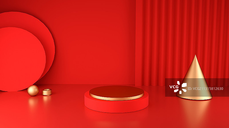 3D背景模拟场景展示台创意图图片素材