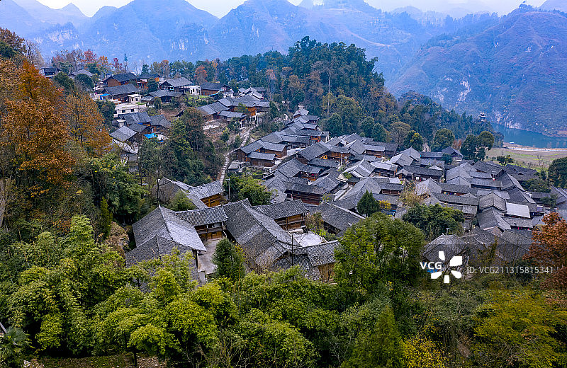 贵州石阡楼上古寨图片素材
