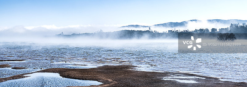 念湖之冬景图片素材