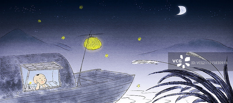 渔家小孩的生活图片素材