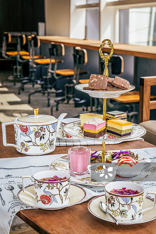 甜点英式下午茶套餐图片素材