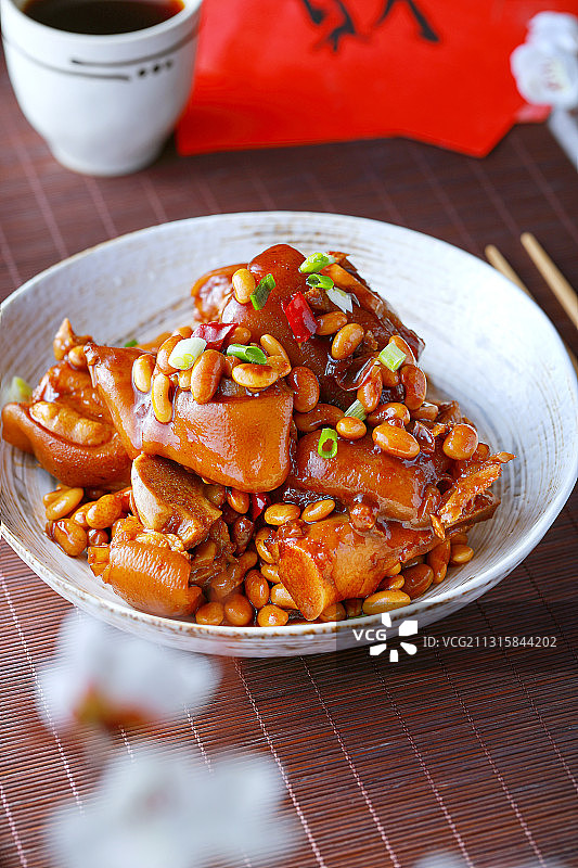 红烧猪脚图片素材