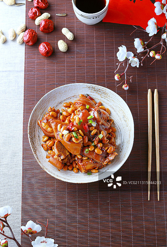 红烧猪脚图片素材