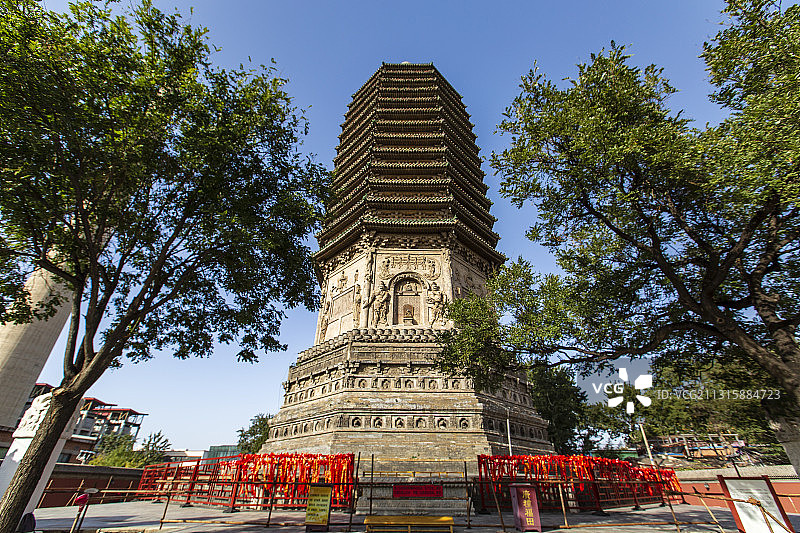 北京西城天宁寺塔图片素材