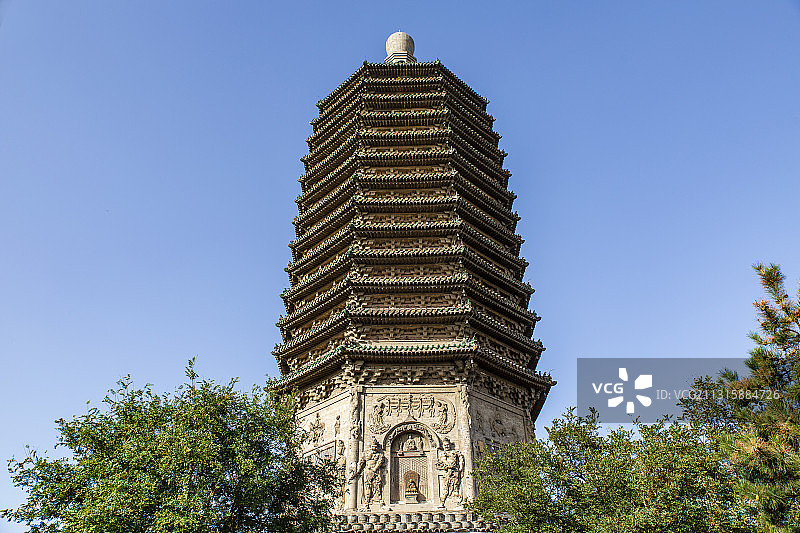 北京西城天宁寺塔图片素材