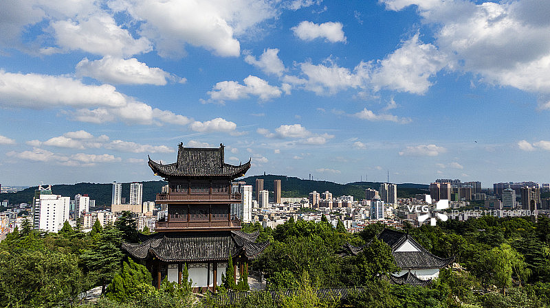 城市森林公园（荆门市文明城市风貌）图片素材