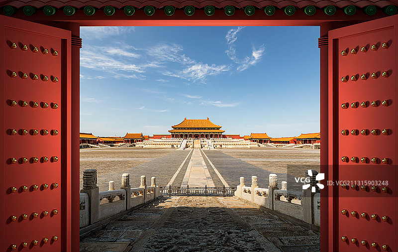 北京故宫博物院建筑合成图片素材