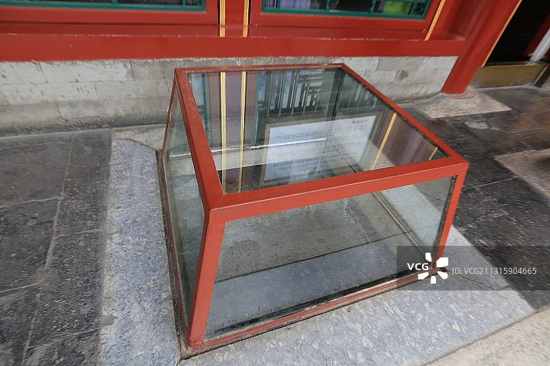 北京皇家园林颐和园德和园火道口图片素材