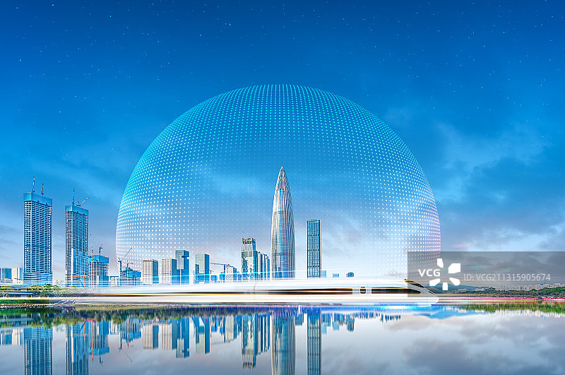 深圳城市交通图片素材