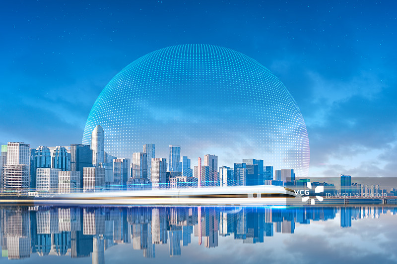 杭州城市交通图片素材