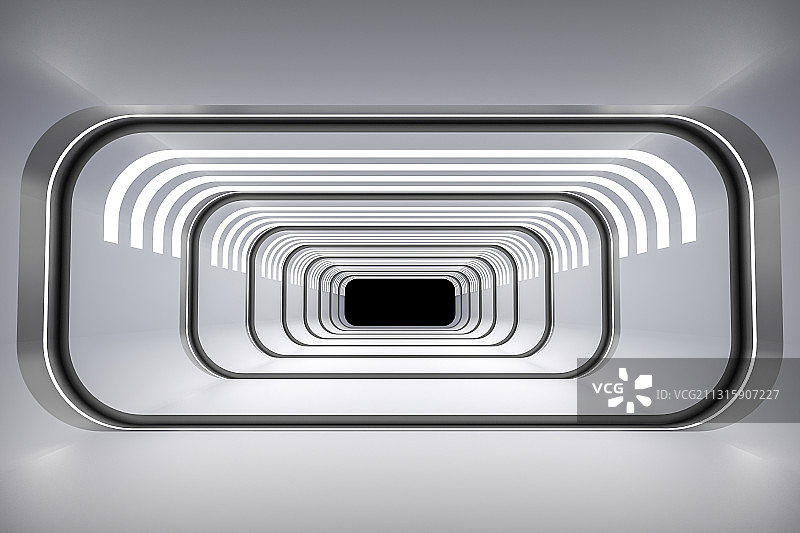 未来，隧道，太空，空的，背景图片素材