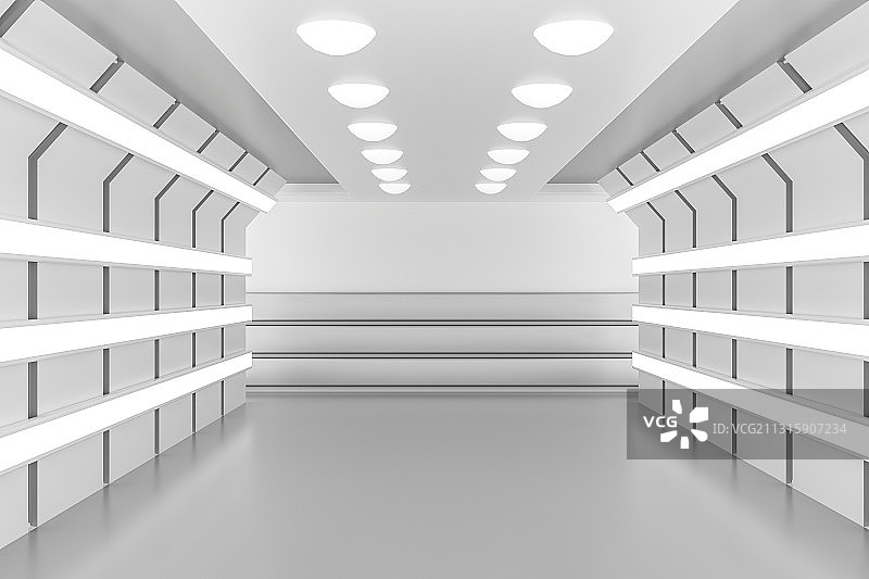 现代，未来，陈列室，车库，空的图片素材