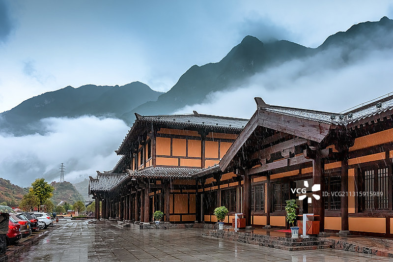 湖北省兴山县昭君村，中国古代四大美女之一王昭君故里图片素材