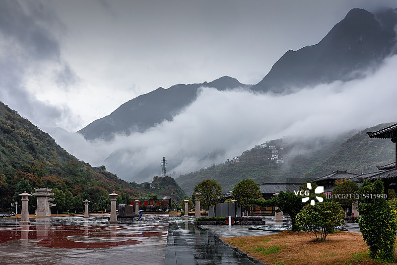 湖北省兴山县昭君村，中国古代四大美女之一王昭君故里图片素材